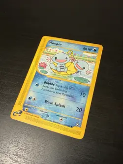Pokemon Wooper 117/147 Aquapolis Common Regular 2002 English TCG Card NM-LP - Image 1