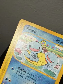 Pokemon Wooper 117/147 Aquapolis Common Regular 2002 English TCG Card NM-LP - Image 3