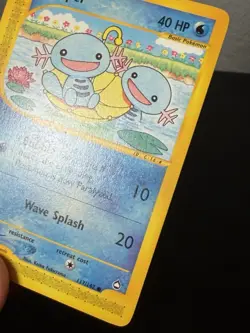 Pokemon Wooper 117/147 Aquapolis Common Regular 2002 English TCG Card NM-LP - Image 4