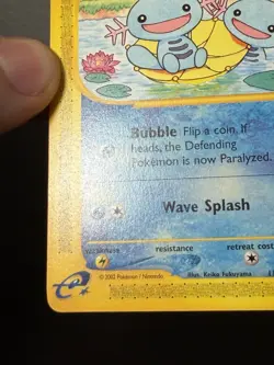 Pokemon Wooper 117/147 Aquapolis Common Regular 2002 English TCG Card NM-LP - Image 5