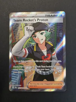 The Pokemon Company Team Rocket's Proton 227/182 Destined Rivals Ultra Rare Holo - Image 1