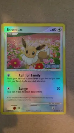 Eevee 62/100 Common Majestic Dawn Pokemon Reverse Holo HP - Image 1