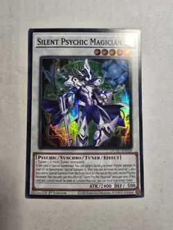 Yugioh! Silent Psychic Magician - DUAD-EN038 - Super Rare - 1st Edition Near Min - Image 1