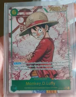 2025 One Piece TCG Carrying On His Will Monkey.D.Luffy Alt Art OP13-118 SEC MINT - Image 1