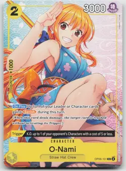 O-Nami (Welcome Pack Vol. 2) R One Piece Promotion Cards OP06-101 NM - Image 1