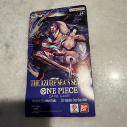 ONE PIECE TCG OP-14 The Azure Sea’s Seven Booster Pack Sleeved SEALED English .. - Image 2
