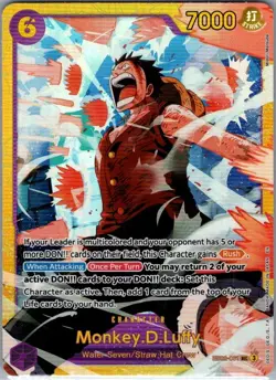 Monkey.D.Luffy EB02-061 SEC English Anime 25th Collection - One Piece Card - NM - Image 1