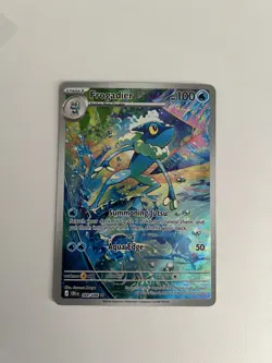 Frogadier 089/086 Chaos Rising Full Art Holo Rare Pokemon Card NM - Image 1