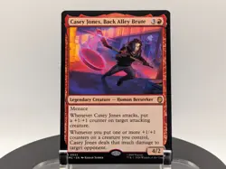 MTG Casey Jones Back Alley Brute NON-FOIL #0022 TMNT Commander Rare NM - Image 1