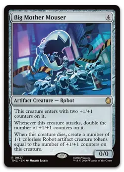 Big Mother Mouser #37 (NM) Commander: Teenage Mutant Ninja Turtles TMC Magic MTG - Image 1