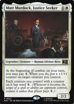 MATT MURDOCK, JUSTICE SEEKER 602 COMMANDER: MARVEL SUPER HEROES MTG NM/M - Image 1
