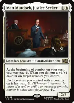 MATT MURDOCK, JUSTICE SEEKER 602 COMMANDER: MARVEL SUPER HEROES MTG NM/M - Image 3
