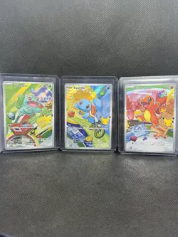 Pokemon First Partner Illustration Collection Series 1 - Kanto (Gen 1) Set NM - Image 1