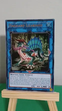 2025 Yugioh Haggard Lizardose MP25-EN204 Ultra Rare - Image 2