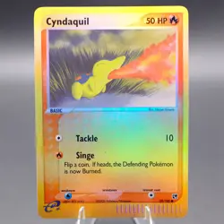 Cyndaquil 59/100 Common Sandstorm Pokemon TCG LP - Image 1