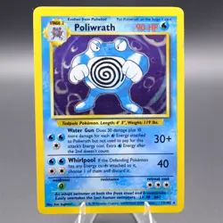 Poliwrath 013/102 Holo Rare Base Set Pokemon TCG HP - Image 1
