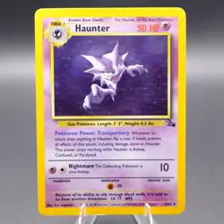 Haunter (6) 06/62 Holo Rare Fossil Pokemon TCG HP - Image 1