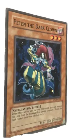 YuGiOh Peten the Dark Clown DPKB-EN019 Rare 1st edition - Image 4