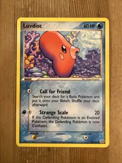 Pokemon TCG Luvdisc EX Emerald 53/106 Regular Common MP - Image 1