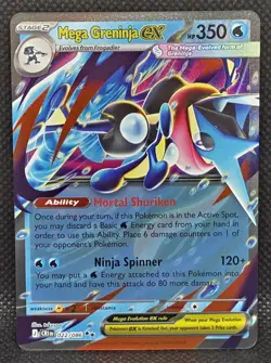 Mega Greninja ex #22 Pokemon Chaos Rising - Image 1