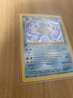 Pokemon TCG Poliwrath Tartard French 1st Edition Base Set MP - Image 3