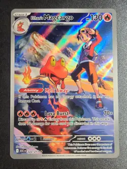 Ethan's Magcargo 222/217 NM Ascended Heroes Illustration Rare Pokemon - Image 1