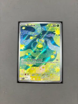 Budew 221/217 Illustration Rare Ascended Heroes Pokemon Near Mint - Image 1