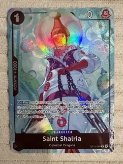 Saint Shalria Foil One Piece Card OP13-086 Promo Uncommon EN English Bandai - Image 1