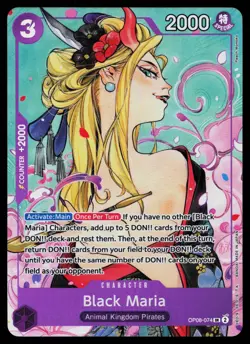 Black Maria - OP08-074 - NM - Parallel - Promo - One Piece - OP1-58 - Image 1