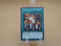 YUGIOH SPELL CARD STAMPING DESTRUCTION SDBE-EN022 - Image 1