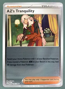 AZ's Tranquility 76/86 - Reverse Holo - Chaos Rising- Pokemon Cards - English NM - Image 1