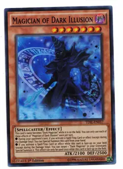 Yu-Gi-Oh Card: Magician of Dark Illusion TDIL-EN017 Super Rare 1st Edition! NM - Image 1