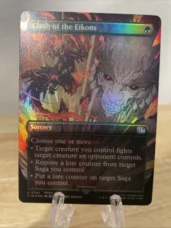 MTG Clash of the Eikons Borderless FOIL #0341 Final Fantasy Uncommon NM/M - Image 1