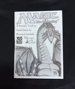 Magic The Gathering MTG 3rd Edition/Revised Rule Book - Image 1