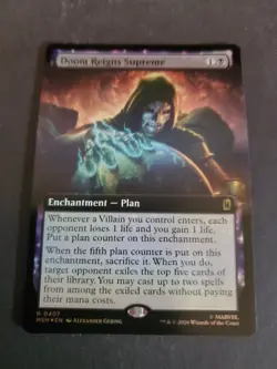 x1 Doom Reigns Supreme - Foil R MTG Marvel Super Heroes M/NM, English - Image 1