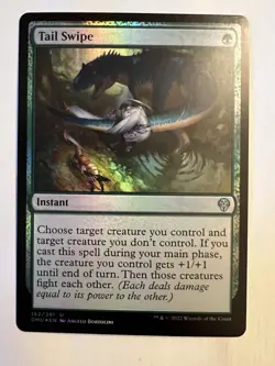 MTG Magic the Gathering FOIL Tail Swipe 182/281 Dominaria United NM - Image 1