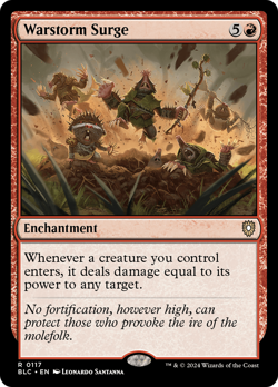 Warstorm Surge - 117 - BLC - Near Mint - MTG - Image 1