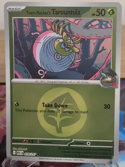 TEAM ROCKET'S TAROUNTULA 018/217 ME: ASCENDED HEROES POKEMON REVERSE HOLO NM - Image 1