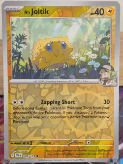 N'S JOLTIK 049/159 COMMON JOURNEY TOGETHER POKEMON REVERSE HOLO NM - Image 1