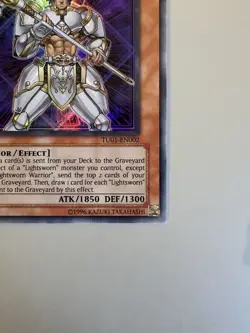 Yugioh Garoth, Lightsworn Warrior TU01-EN002 Near Mint Super Rare Turbo Pack 1 - Image 4