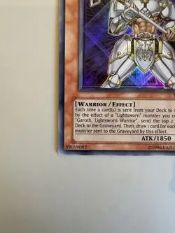 Yugioh Garoth, Lightsworn Warrior TU01-EN002 Near Mint Super Rare Turbo Pack 1 - Image 5