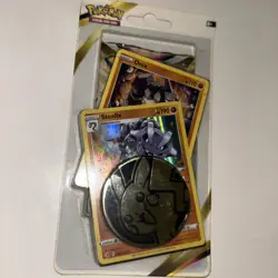 Pokemon TCG Astral Radiance Blister Pack - Steelix & Onix Cards & Pikachu Coin - Image 2
