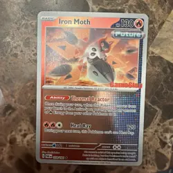 Iron Moth (Gamestop Promo) Nintendo Reverse Holo 028/182 Pokemon TCG NM/MT Card - Image 1