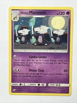 Alolan Marowak Rare SM - Team Up 64/181 NM/LP - Pokemon Card - Image 1