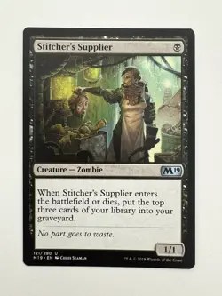 Stitcher’s Supplier MTG Magic the Gathering Card NM Near Mint M19 - Image 1