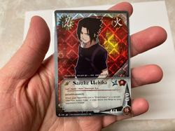 Naruto Sasuke Uchiha Quest for Power 1st Edition Diamond Holo Foil N-236 Card - Image 1