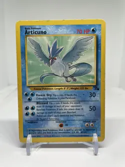 ARTICUNO 17/62 - HP - FOSSIL ENGLISH 1999 POKEMON CARD - Image 1