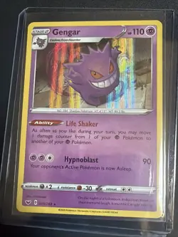 Pokemon Gengar Rare Reverse Holo Card 085/202 Sword & Shield 2020 English - Image 1