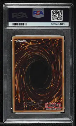 Gaia the Dragon Champion Reprint YuGiOh Legend of Blue Eyes White PSA 8 2010 - Image 2