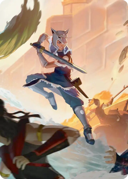 Sokka's Charge Art Card - Art Series: Avatar: The Last Airbender (ASTLA) - Image 1
